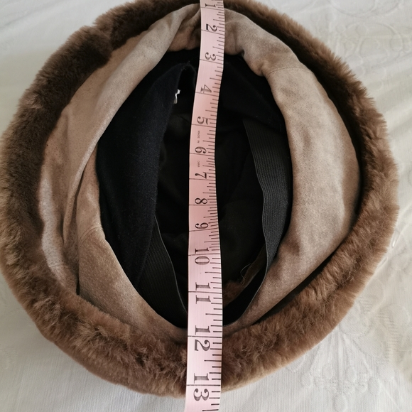 Vintage Headsup Suede Faux Fur Panama Hat - Picture 10 of 13